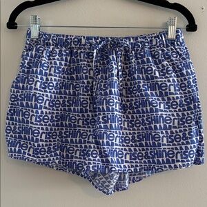 Anthropologie Rise & Shine Cotton Shorts